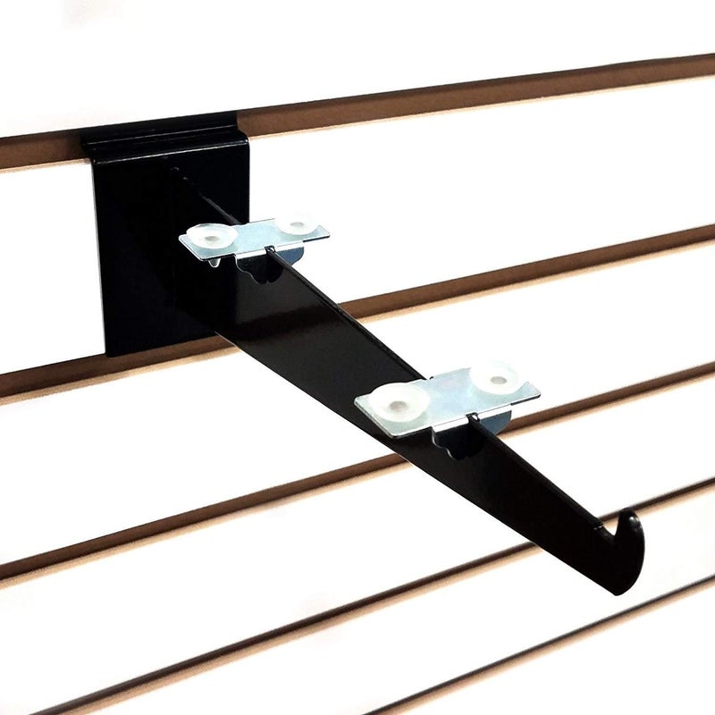 Store Fixtures Direct Center Shelf Rest Clip & Rubber Cushion for Brackets to Hang Glass, Wood Or Metal Shelf, 20 Pack - Image 4